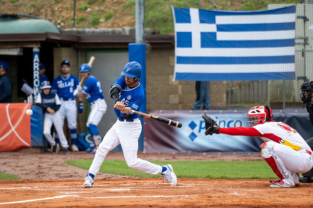 2023 Baseball - Baseball European Championship 2023 - Spain VS Greece Photos by Pavel Chorobik