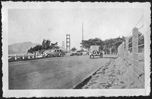 Golden Gate Bridge SF 1938