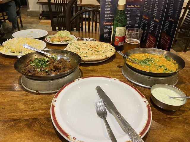 Dry lamb curry at Lahore Kebab House