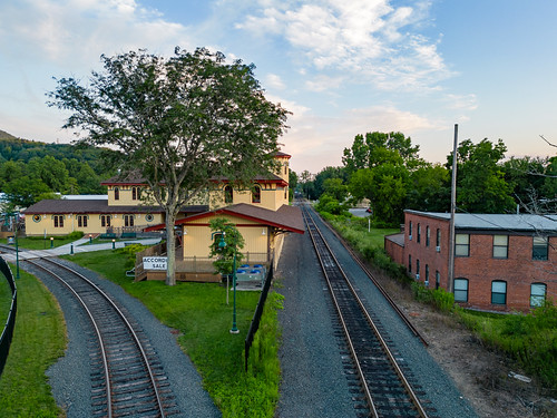Depot Sunset by - Ozymandias -, North Canaan, CT '23canaan connecticut unitedstates usa america us ct landscape sunset κονέκτικατ ко