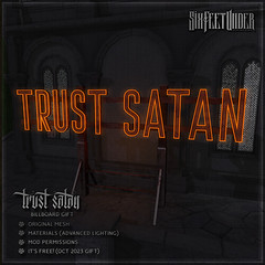 Six Feet Under - Trust Satan Billboard (Group Gift)