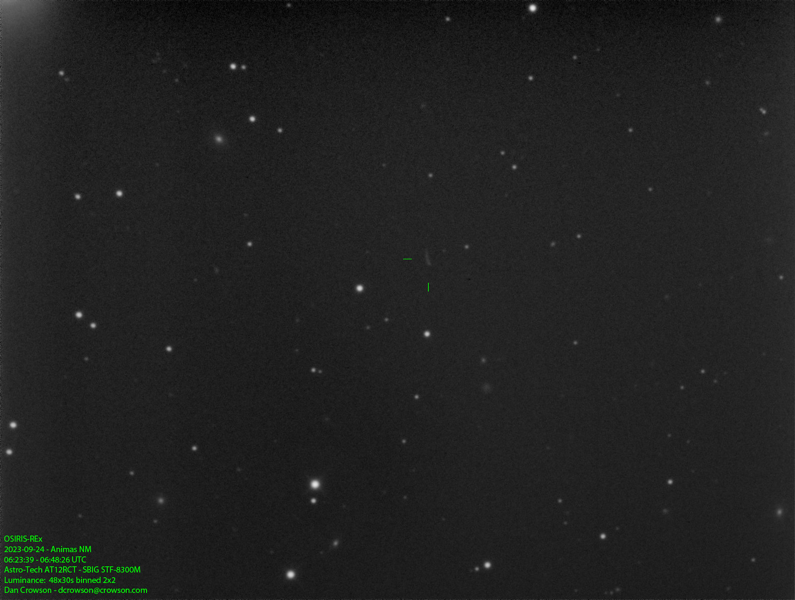 OSIRIS-REx - 2x2 - 48x30s - 2023-09-24
