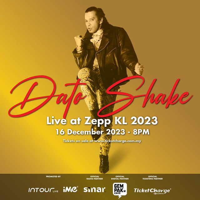 Konsert Solo Datuk Shake di Kuala Lumpur Pada 16 Disember 2023