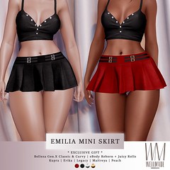 [WellMade] Emilia Mini Skirt