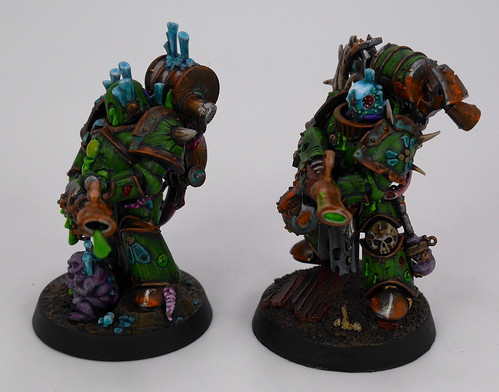 Plague Marines with Plague Flamers