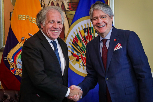 REUNIÓN CON EL SECRETARIO GENERAL DE LA OEA, LUIS ALMAGRO, WASHINGTON 25 DE SEPTIEMBRE DE 2023.