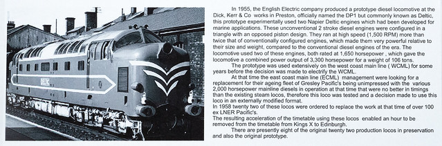 DP-1 Deltic Prototype Diesel-Electric Locomotive information