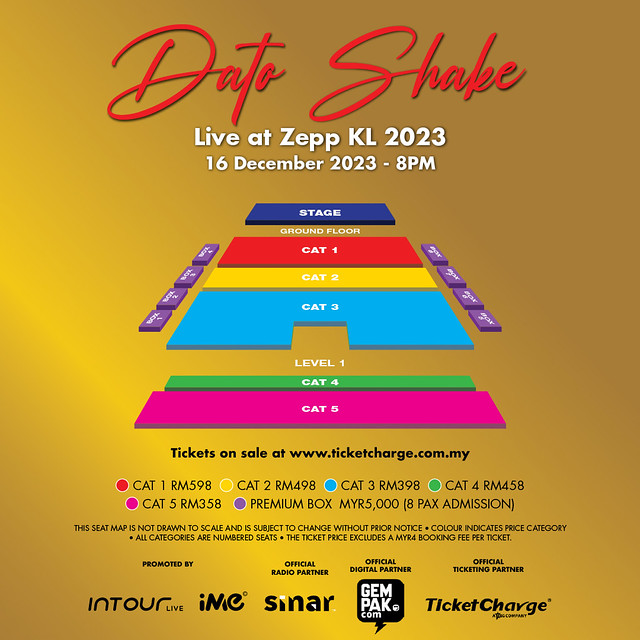 Konsert Solo Datuk Shake di Kuala Lumpur Pada 16 Disember 2023
