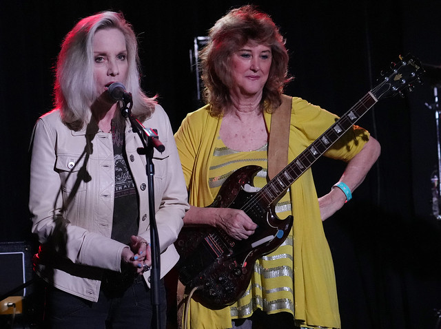 Cherie Currie of THE RUNAWAYS and Patti Quatro of THE FANNY