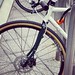 Cool bike tweak: switch up a fork and magically your track bike becomes a disc braked city fixie instead