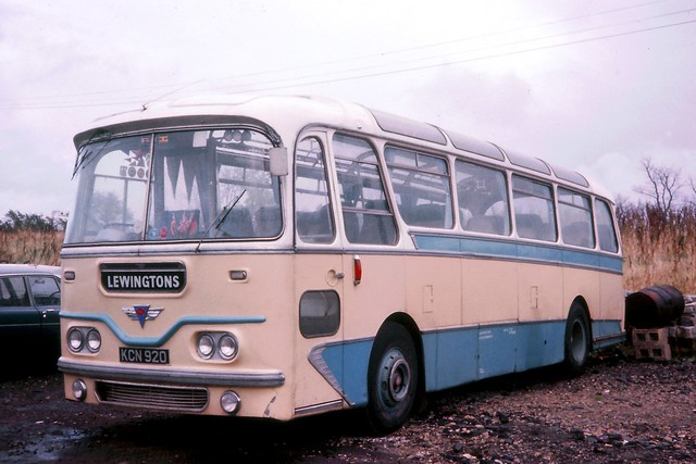 Lewingtons Hire Service . Cranham , East London . KCN920 . Harold Hill yard , Romford , East London . Saturday 05th-November-1977 .