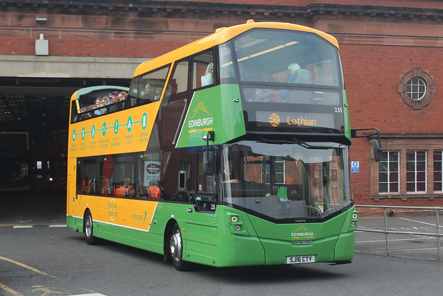 Edinburgh Bus Tours Ltd - 235 - SJ16CTY; Central Garage, Annandale Street, Edinburgh; 23-09-2023