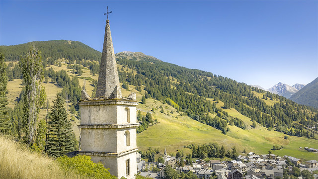 _DSC45124 Calvary church in Abriès-Ristolas, Haut-Alpes / France