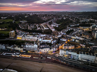 Evening at Hastings, UK