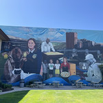 Mural at Hilmar Cheese Company Visitor Center Hilmar, California