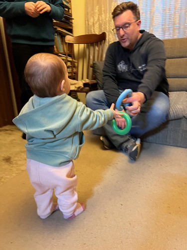 Dad with a niece