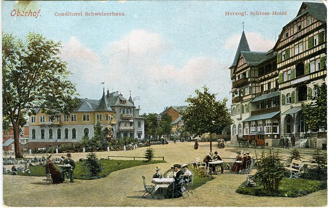 Postcard Oberhof - Schloss Hotel  c 1908