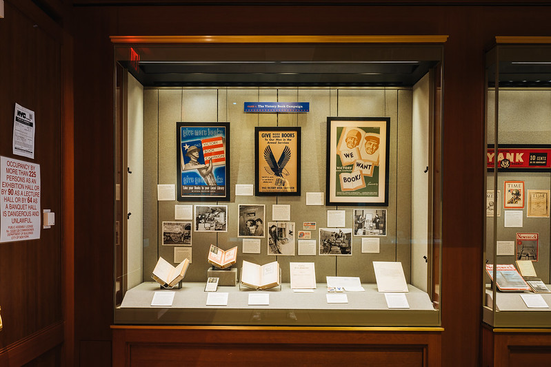 Victory Books, The Best-Read Army in the World, curated by Molly Manning, exhibited at the Grolier Club