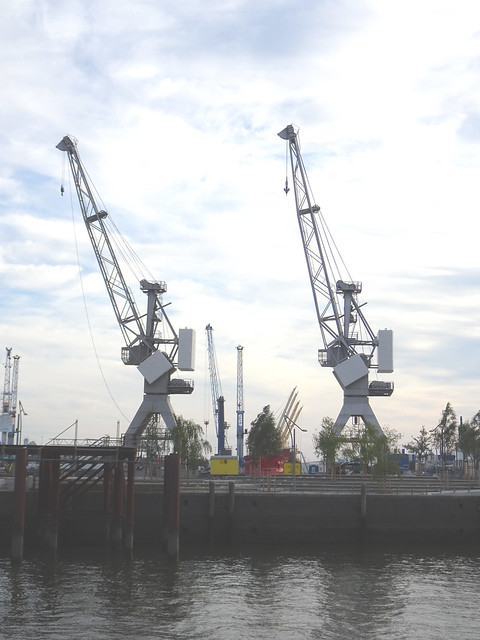 Hafenkräne in Hamburg