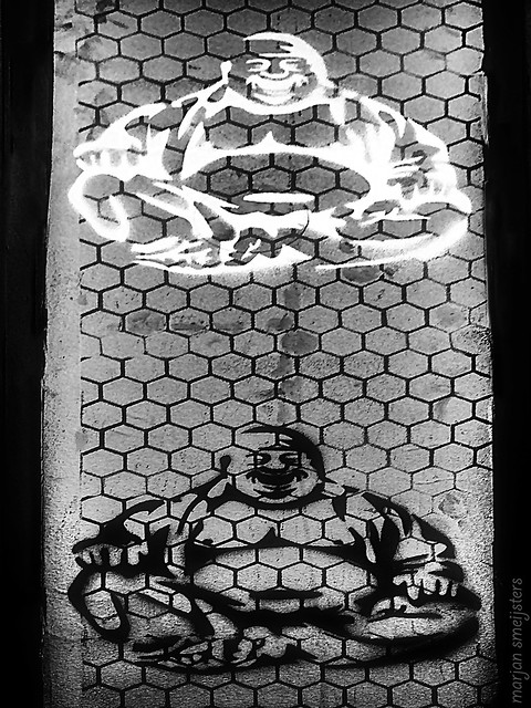 'Buddha', Streetart Nijmegen, The Netherlands