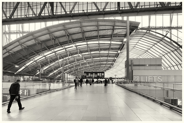 Refurbished Eurostar platforms - Waterloo Station