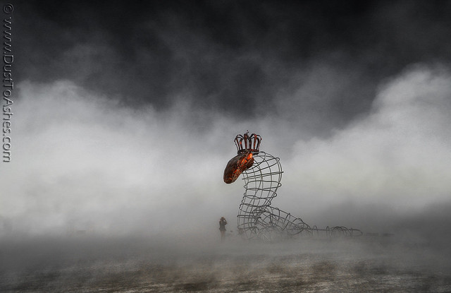 Burning Man dust storm