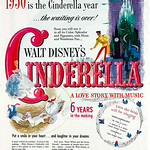Thu, 2023-09-28 16:58 - Based on Charles Perrault’s 1697 fairy tale, “Cinderella” was the twelfth Disney animated feature film.  It became a box office success after its release on February 15, 1950 and helped reverse the Disney studio’s fortunes which was on the verge of bankruptcy. The studio had suffered financially after losing connections to the European film markets during World War II. Because of this, the studio endured box office bombs such as “Pinocchio (1940), “Fantasia” (1940), and “Bambi” (1942). (So, 'Cinderella' saved Disney.  Who Would’ve Thought)

“Cinderella” received three Academy Award nominations, for Best Scoring, Best Sound and Best Song (“Bibbidi-Bobbidi-Boo”).  
[Source: Wikipedia]

Movie trailer: www.youtube.com/watch?v=UcjYD91YW_M
