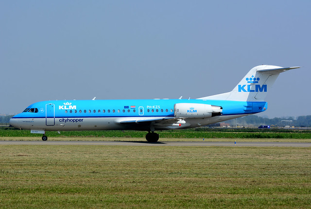 PH-KZS F70 cn 11540 KLM Cityhopper 130823 Schiphol 1001