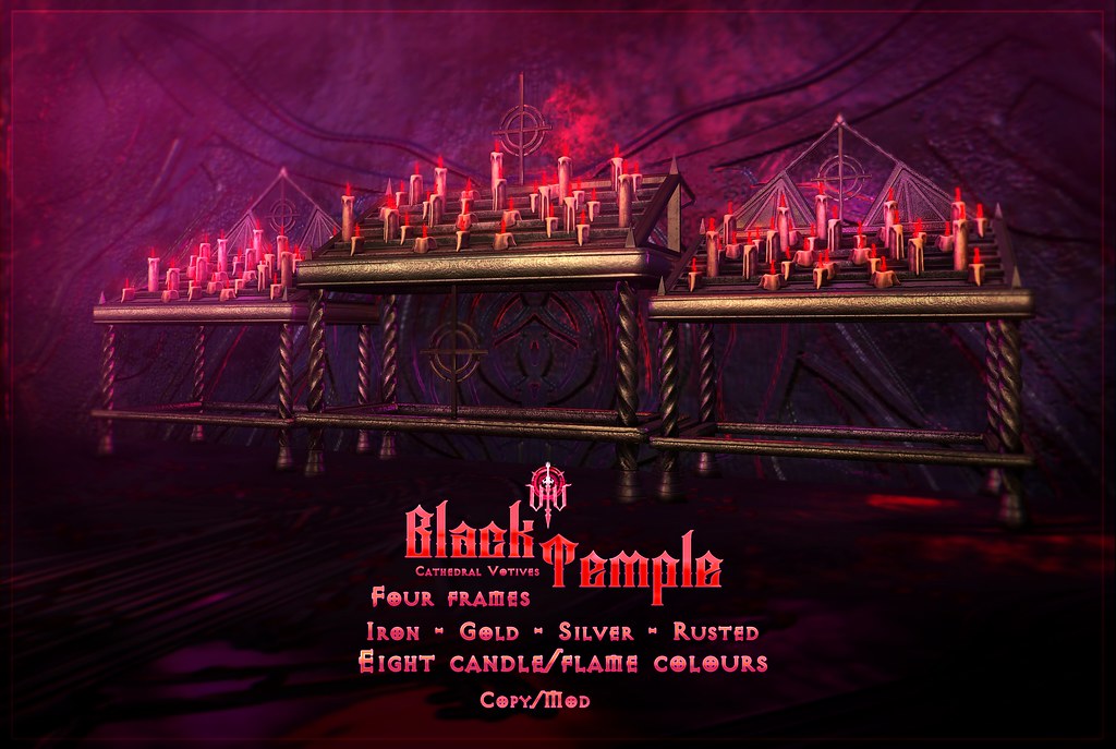 /Vae Victis – "Black Temple" – Candle Votives