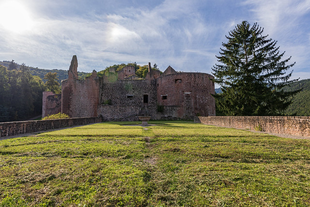 Hardenburg castle and fortress ruins