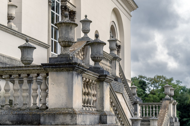 Chiswick House, rear exterior stair