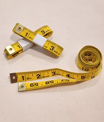Fiberglass Tape Measure - 60 - Metric/Inches - White - WAWAK Sewing  Supplies