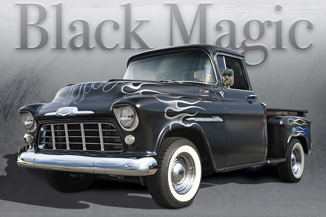 Black Magic - 1955 Chevy Pickup