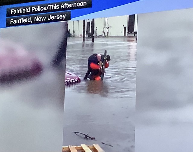 TVScreenshots: As Seen On MSNBC.  Flooding In New Jersey Today