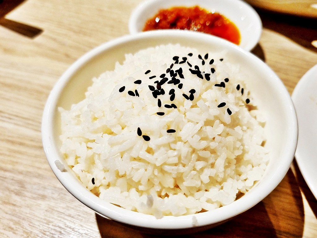 Steamed White Rice With Sesame
