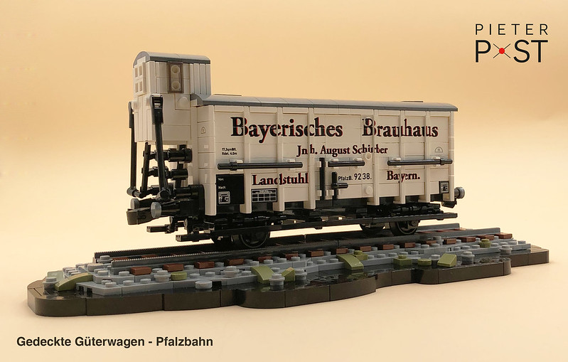 Pfalzbahn - Gedeckte Güterwagen / Boxcar