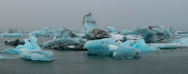 Beautiful icebergs in Jökulsárlón