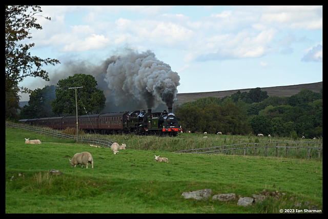 No 55189 & No 80136 21st Sept 2023 North Yorkshire Moors Railway 50th Anniversary Steam Gala