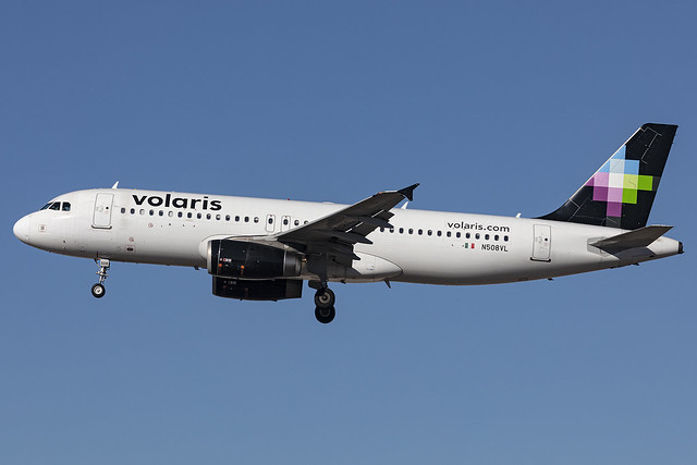 N508VL - Airbus A320-232 - Volaris - KLAS - 10 Nov 2022