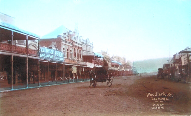 Woodlark Street, Lismore, N.S.W. - very early 1900s