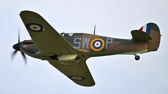 RAF Hawker Siddeley Hurricane Mk1 SW-P G-HITT P3717
