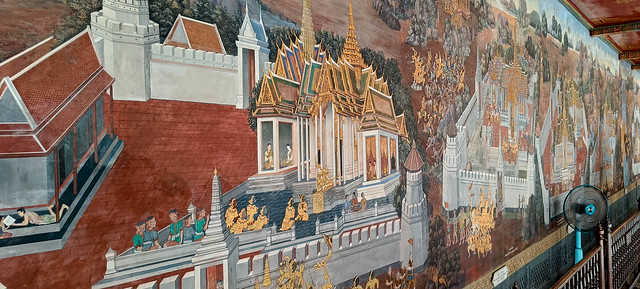 Murals At Temple Of The Emerald Buddha