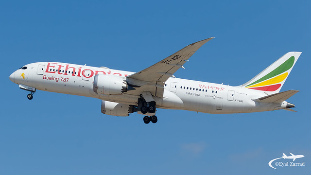 TLV - Ethiopian Airlines Boeing 787-8 ET-AOO