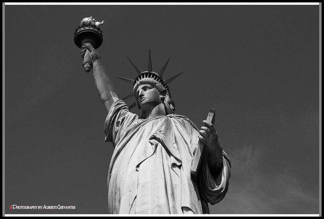 STATUE OF LIBERTY. NEW YORK CITY.
