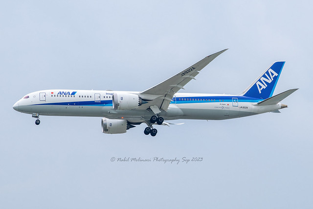 ANA All Nippon Airways JA922A Boeing 787-9 Dreamliner cn/43867-878 @ VTBS / BKK 25-09-2023