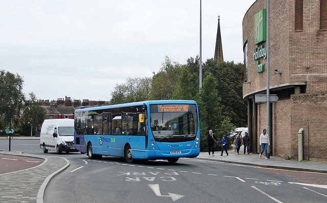 BX58 APK, Preston Bus Volvo 30501, Preston, 27th. September 2023.