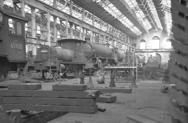 strathclyde - inside cowlairs works 4-1957 JL