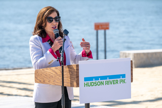 Governor Hochul and Mayor Adams Celebrate the Opening of Gansevoort Peninsula in Hudson River Park