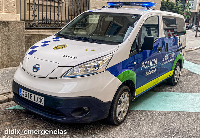 Nissan E-NV200 Evalia Policia Municipal Sabadell