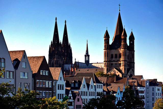 Cologne Old Town, Cathedral and Great St. Martin